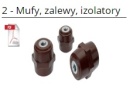 Mufy, zalewy, izolatory